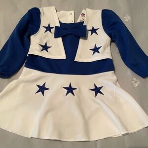 NFL Blue and White Starry Kids Costume
